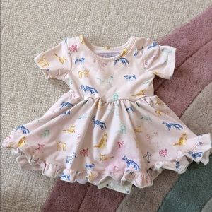 Sweet Honey Belle Bubble dogs print 12m